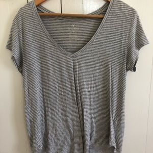 American Eagle Striped Tee-Shirt